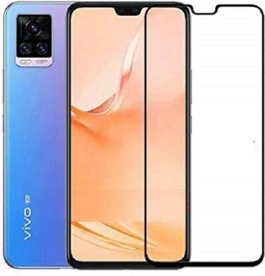 Express Buy Edge To Edge Tempered Glass for Vivo V20(Pack of 1)