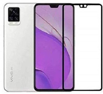 Express Buy Edge To Edge Tempered Glass for Vivo V20(Pack of 1)