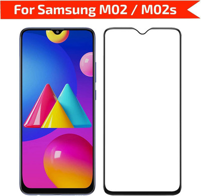 Express Buy Edge To Edge Tempered Glass for Samsung Galaxy M02/M02s(Pack of 1)