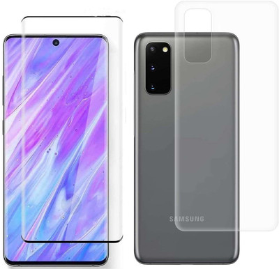 ISHANGEL Front and Back Screen Guard for samsung galaxy s20 Gorilla Hammer Proof, flexible fiber unbreakable Screen Protector, [Not a Tempered Glass](Pack of 1)