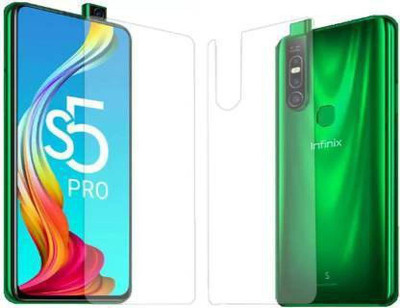 TevarSmart Front and Back Tempered Glass for Infinix s5 Pro(Pack of 2)