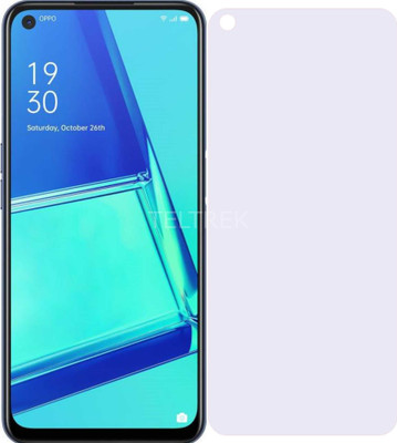 TELTREK Tempered Glass Guard for OPPO A52 (Antiblue Light, Flexible)(Pack of 1)