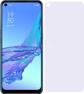 TELTREK Tempered Glass Guard for OPPO A53 (Antiblue Light, Flexible)(Pack of 1)