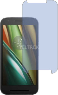 TELTREK Tempered Glass Guard for MOTOROLA MOTO E3 POWER (Antiblue Light, Flexible)(Pack of 1)