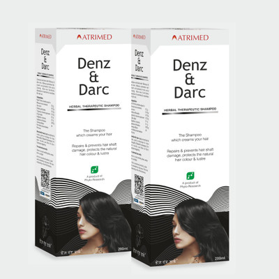 10% OFF on Atrimed Denz & Darc Herbal Therapeutic Shampoo Pack of 2(400 ml) 10% OFF on Atrimed Denz & Darc Herbal Therapeutic Shampoo Pack of 2(400 ml)