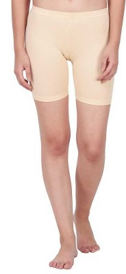 ARSHEEN ADORE Solid Women Beige Cycling Shorts