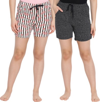 Lyra Checkered Women Black, Black Night Shorts