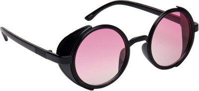 KiwiCaves Oval Sunglasses(For Men & Women, Pink)