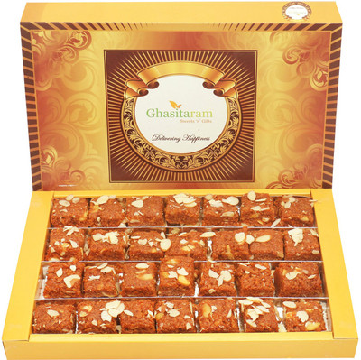 Ghasitaram Gifts Diwali Sweets - Dodha Barfi Box(800 g)