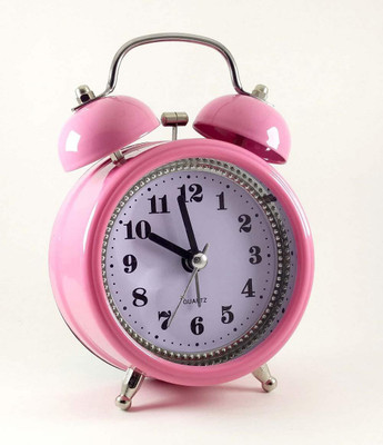 PaxMore Analog Pink Clock