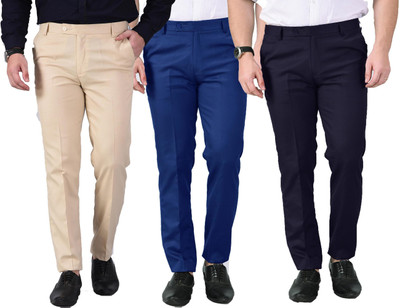 AD & AV Regular Fit Men Multicolor Trousers