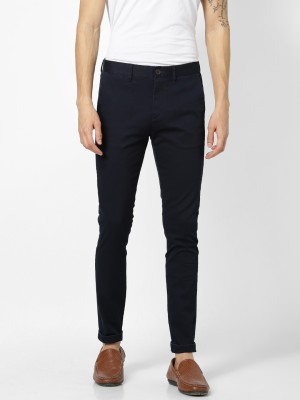 Celio Skinny Fit Men Dark Blue Trousers