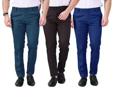 AD & AV Regular Fit Men Multicolor Trousers