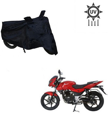Atulit enterprises Two Wheeler Cover for Bajaj(Pulsar 200 NS DTS-i, Black)