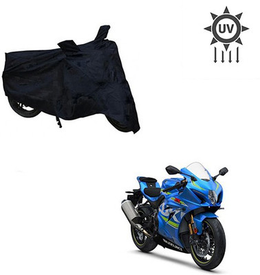 Atulit enterprises Two Wheeler Cover for Suzuki(GSX, Black)