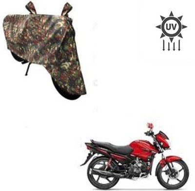 Gavya Two Wheeler Cover for Hero(Glamour FI, Multicolor)