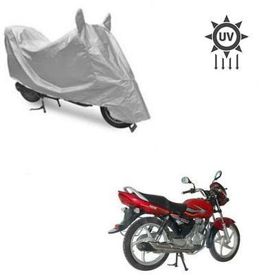 saanvi Two Wheeler Cover for Suzuki(Zeus, Silver)