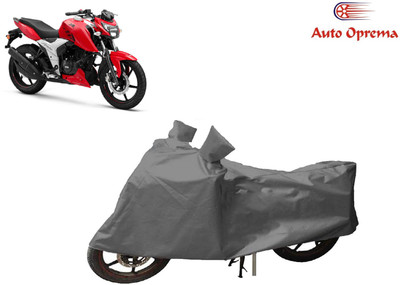 Auto Oprema Waterproof Two Wheeler Cover for Universal For Bike(Apache, Grey)