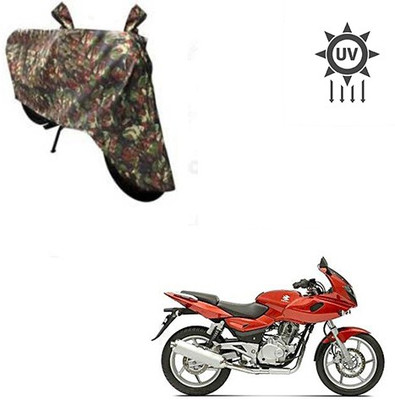 Atulit enterprises Two Wheeler Cover for Bajaj(Pulsar 220 DTS-i, Multicolor)