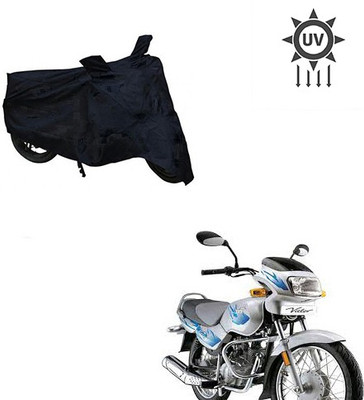 Atulit enterprises Two Wheeler Cover for TVS(Victor GLX, Black)