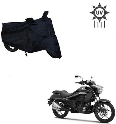 Atulit enterprises Two Wheeler Cover for Suzuki(Intruder, Black)