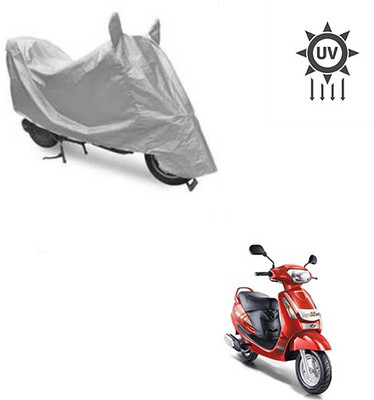 Feel heaven Two Wheeler Cover for Mahindra(Duro DZ, Silver)