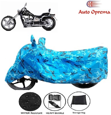 Auto Oprema Waterproof Two Wheeler Cover for Universal For Bike(Daytona 350, Blue)