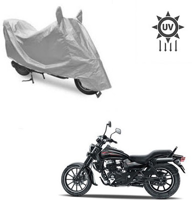 saanvi Two Wheeler Cover for Bajaj(Avenger 150 Street, Silver)
