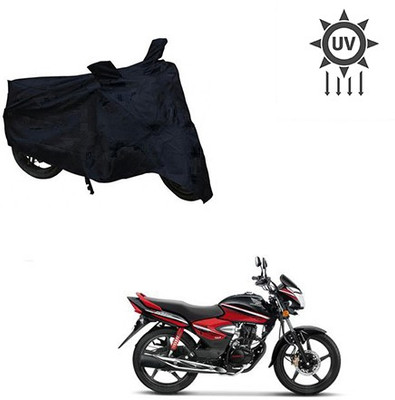 saanvi Two Wheeler Cover for Honda(CB Shine, Black)