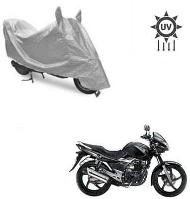 Atulit enterprises Two Wheeler Cover for Suzuki(GS 150R, Silver)