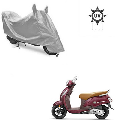 RPSENTTERPR Waterproof Two Wheeler Cover for Suzuki(Access SE, Silver)