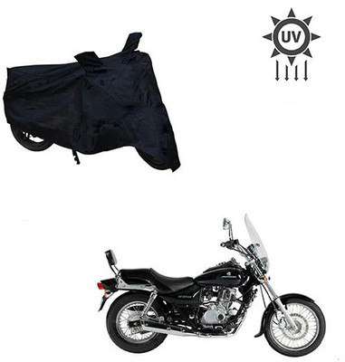 saanvi Two Wheeler Cover for Bajaj(Avenger 220 DTS-i, Black)