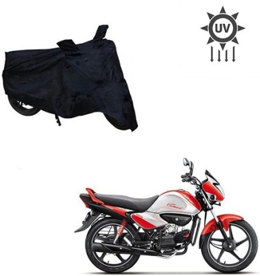 Atulit enterprises Two Wheeler Cover for Hero(Splendor I Smart, Black)