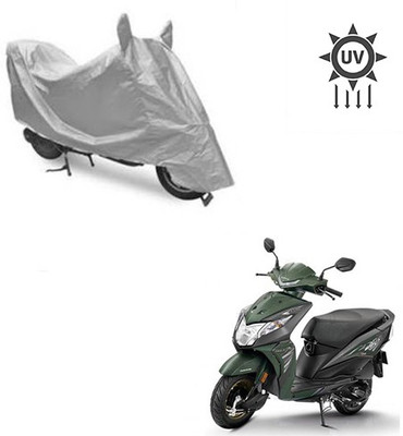 Feel heaven Two Wheeler Cover for Honda(Dio, Silver)