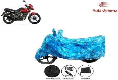 Auto Oprema Waterproof Two Wheeler Cover for Universal For Bike(Flame DS 125, Blue)