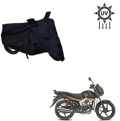Atulit enterprises Two Wheeler Cover for Mahindra(Centuro, Black)