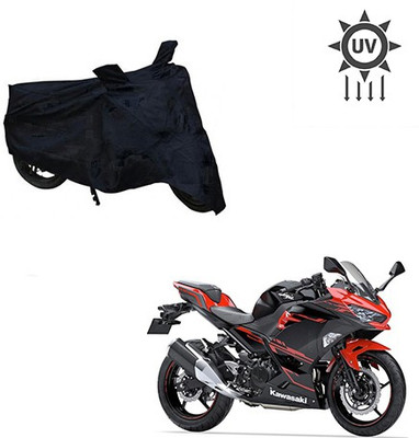 Atulit enterprises Two Wheeler Cover for Kawasaki(Ninja 250, Black)