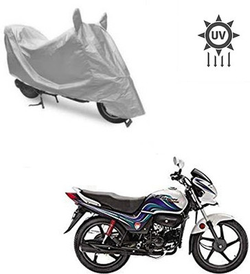 saanvi Waterproof Two Wheeler Cover for Hero(Passion Pro TR, Silver)