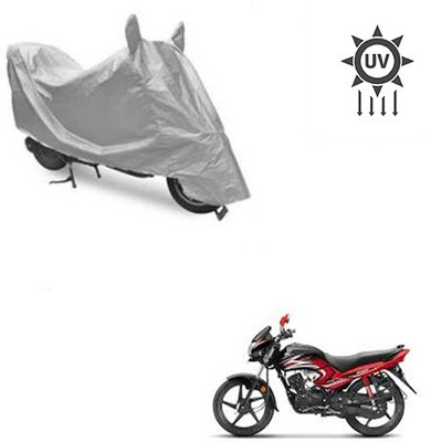 Atulit enterprises Two Wheeler Cover for Honda(Dream Yuga, Silver)