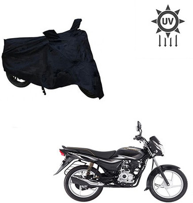 saanvi Two Wheeler Cover for Bajaj(Platina 100 DTS-i, Black)