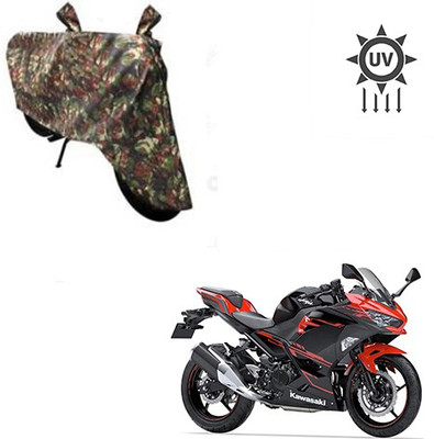 saanvi Two Wheeler Cover for Kawasaki(Ninja 250, Multicolor)