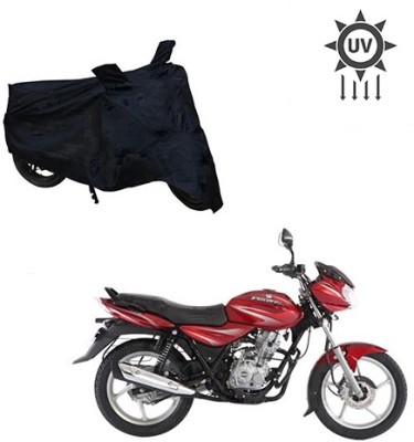 Atulit enterprises Two Wheeler Cover for Bajaj(Discover 125 DTS-i, Black)