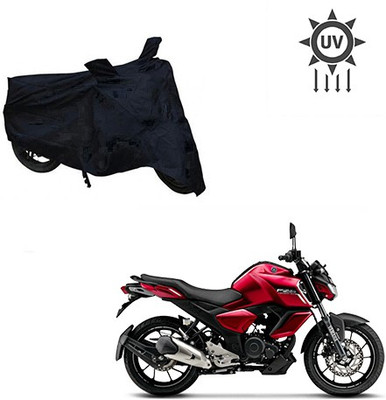 saanvi Two Wheeler Cover for Yamaha(FZ-S, Black)