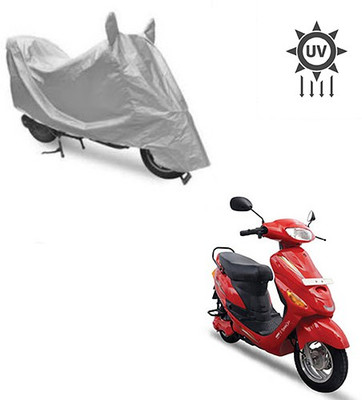 Feel heaven Two Wheeler Cover for Hero(E Sprint, Silver)