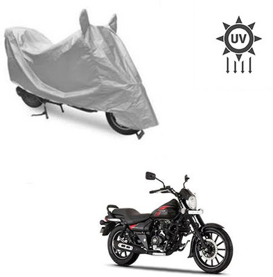 Feel heaven Two Wheeler Cover for Bajaj(Avenger 220 Street, Silver)