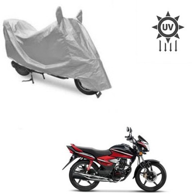 saanvi Two Wheeler Cover for Honda(CB Shine, Silver)