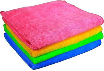 MAXBIN Microfiber Vehicle Washing  Cloth(Pack Of 4, 250 GSM)
