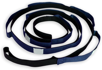 keycraze 8 Loop Yoga Strap Made from Durable Nylon Cotton Yoga Strap(Purple)