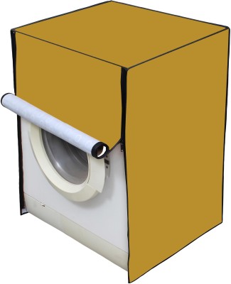 AAVYA UNIQUE FASHION COVER Front Loading Washing Machine  Cover(Width: 62.23 cm, Gold,7.5KG)