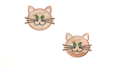THE Bling STORES Applique Patch(2, Orange)